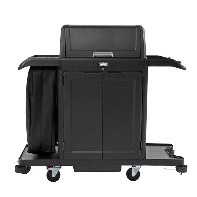 Full Size Housekeeping Cart with Hood & Doors