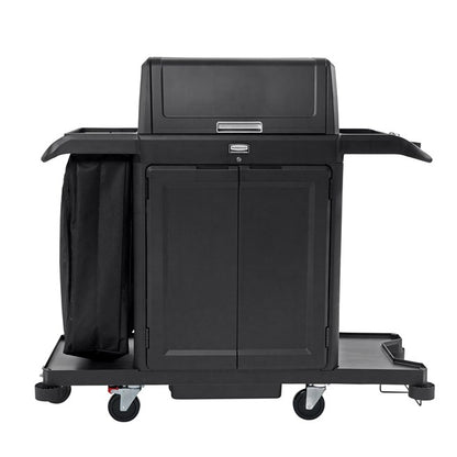 Full Size Housekeeping Cart with Hood & Doors