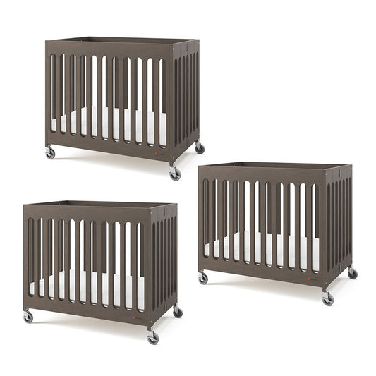 Boutique Compact Folding Wood Crib