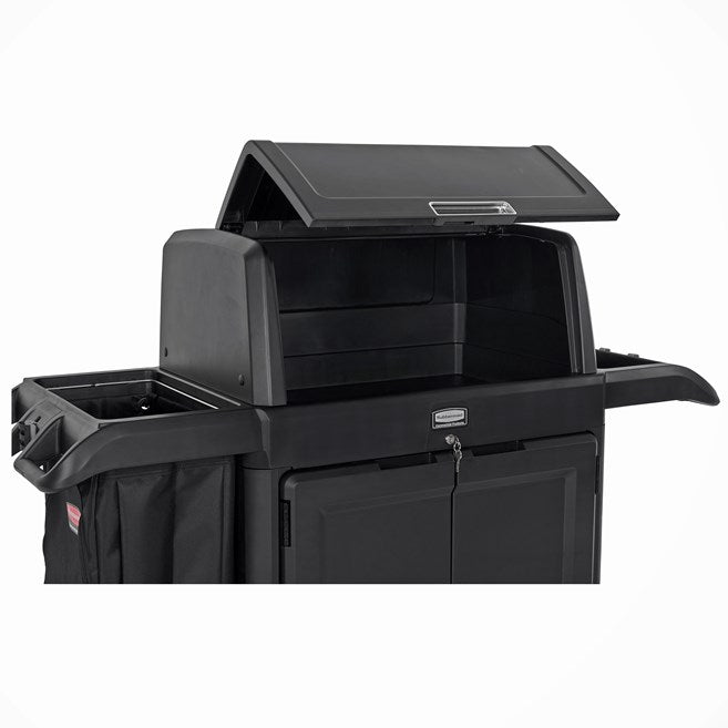 Full Size Housekeeping Cart with Hood & Doors