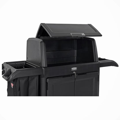 Full Size Housekeeping Cart with Hood & Doors