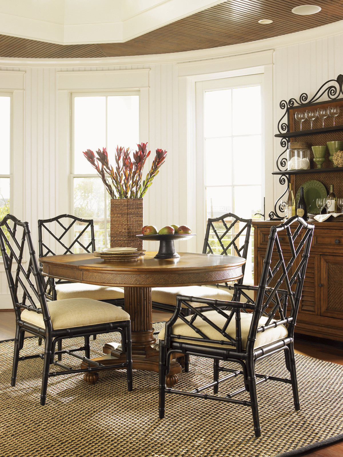 Island Estate Ceylon Noche/ Macadamia Side Chair
