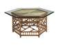 Key Largo Cocktail Table With Glass Top