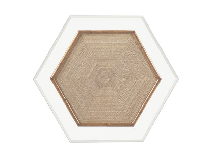 Key Largo Cocktail Table With Glass Top