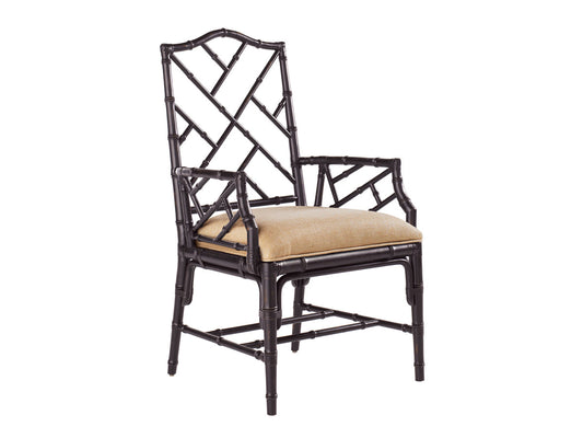 Island Estate Ceylon Noche / Macadamia Arm Chair