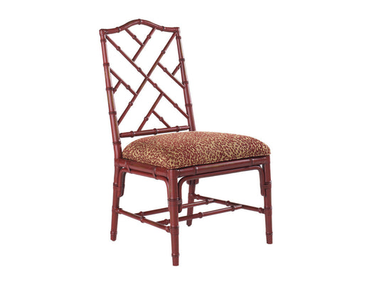 Island Estate Ceylon Bamboo/Sangria Side Chair