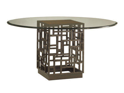 South Sea Dining Table With Glass Top