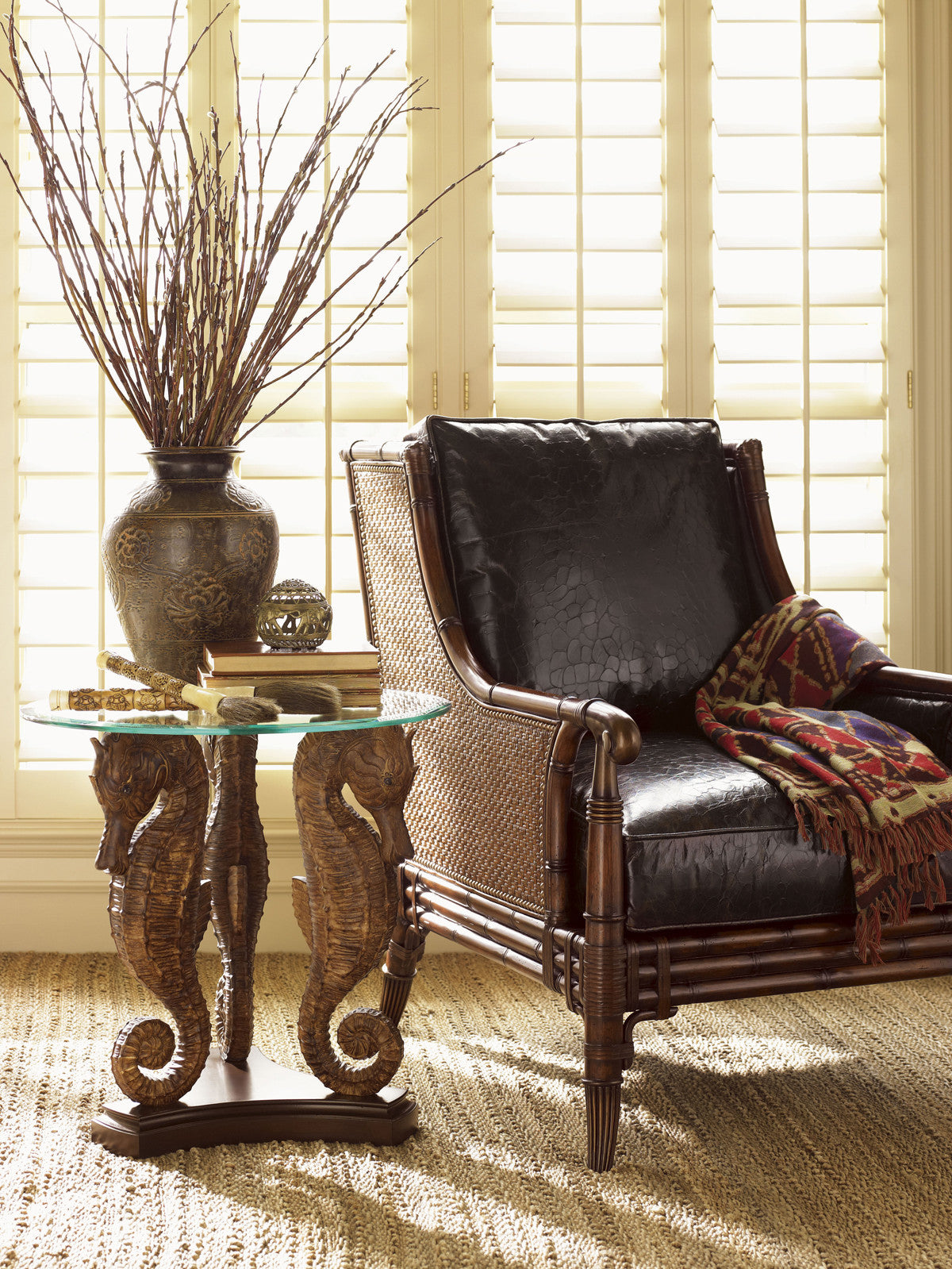 Royal Kahala Sea Horse Lamp Table By Tommy Bahama