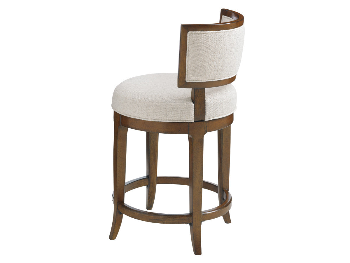 Island Fusion Macau Swivel Counter Stool by Tommy Bahama