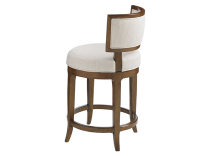Island Fusion Macau Swivel Counter Stool by Tommy Bahama