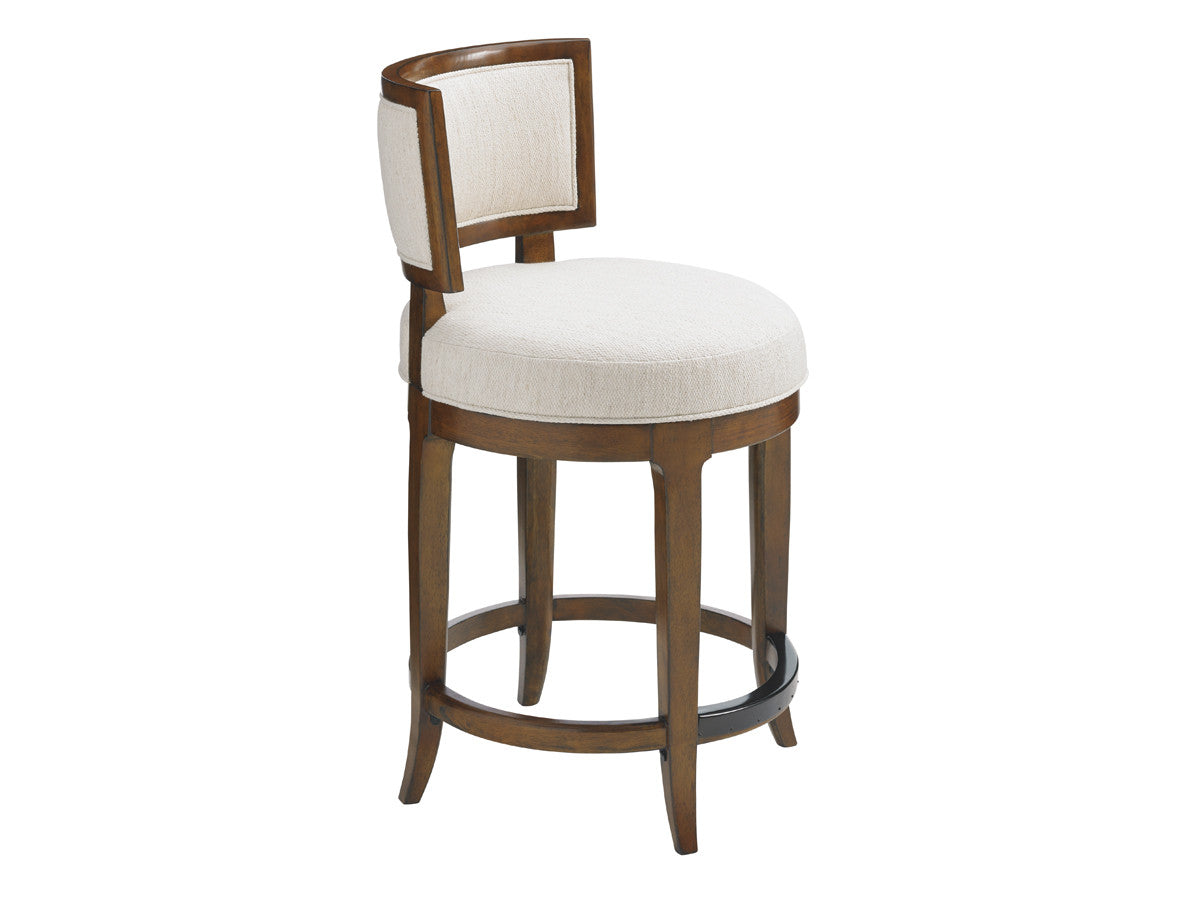 Island Fusion Macau Swivel Counter Stool by Tommy Bahama