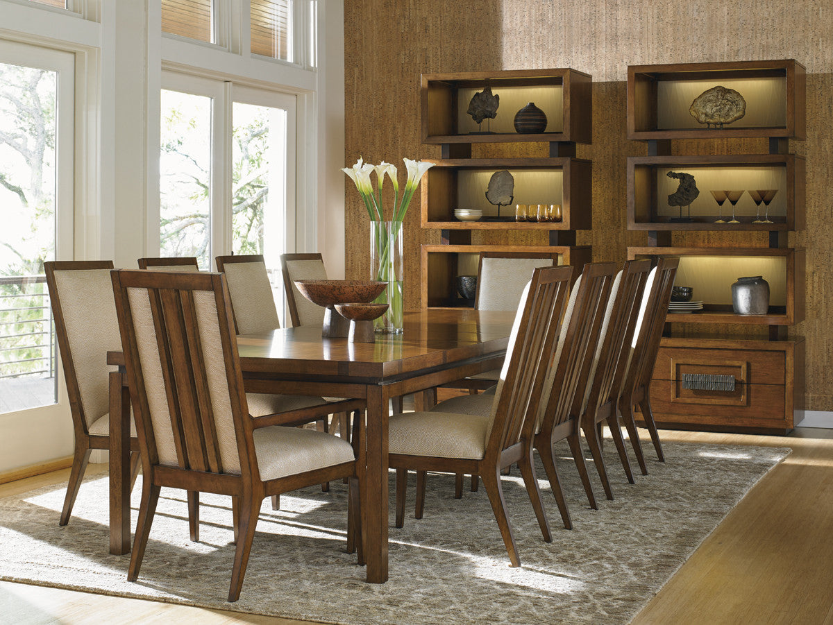 Island Fusion Natori Slat Back Arm Chair by Tommy Bahama