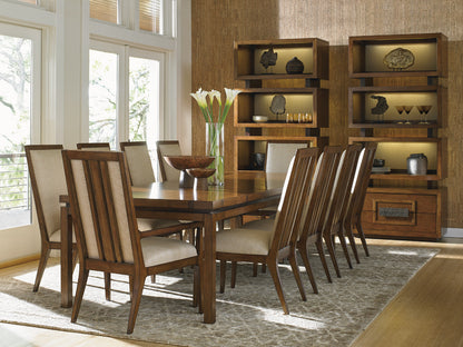 Island Fusion Natori Slat Back Arm Chair by Tommy Bahama