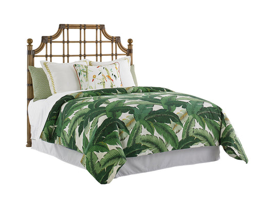 Twin Palms St. Kitts Rattan Headboard Bed By Tommy Bahama