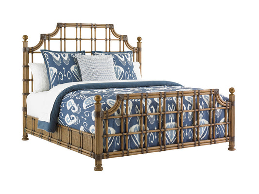 Twin Palms St. Kitts Rattan Bed By Tommy Bahama
