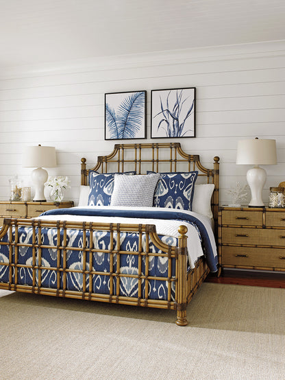 Twin Palms St. Kitts Rattan Bed By Tommy Bahama