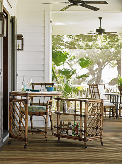 Twin Palms Cable Beach Bar Cart By Tommy Bahama