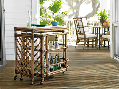 Twin Palms Cable Beach Bar Cart By Tommy Bahama