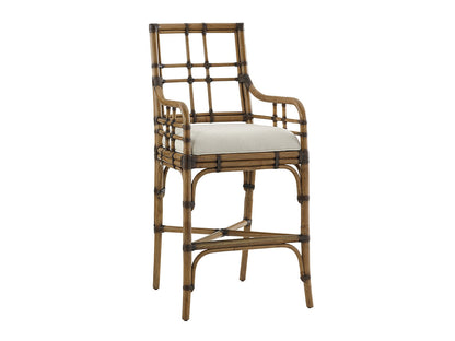 Twin Palms Lands End Bar Stool By Tommy Bahama