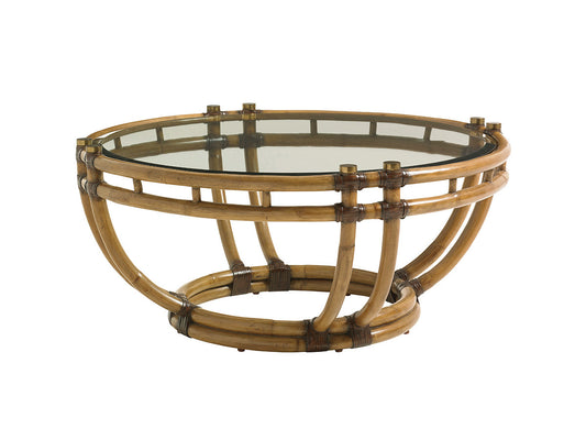 Twin Palms Turtle Beach Cocktail Table By Tommy Bahama