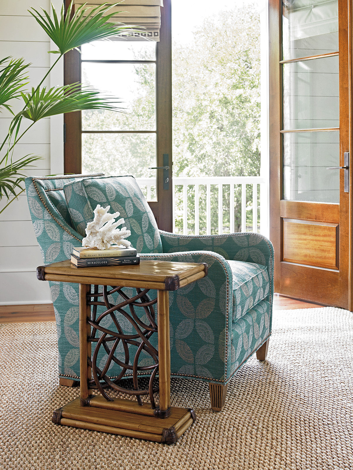Twin Palms Angler Accent Table By Tommy Bahama