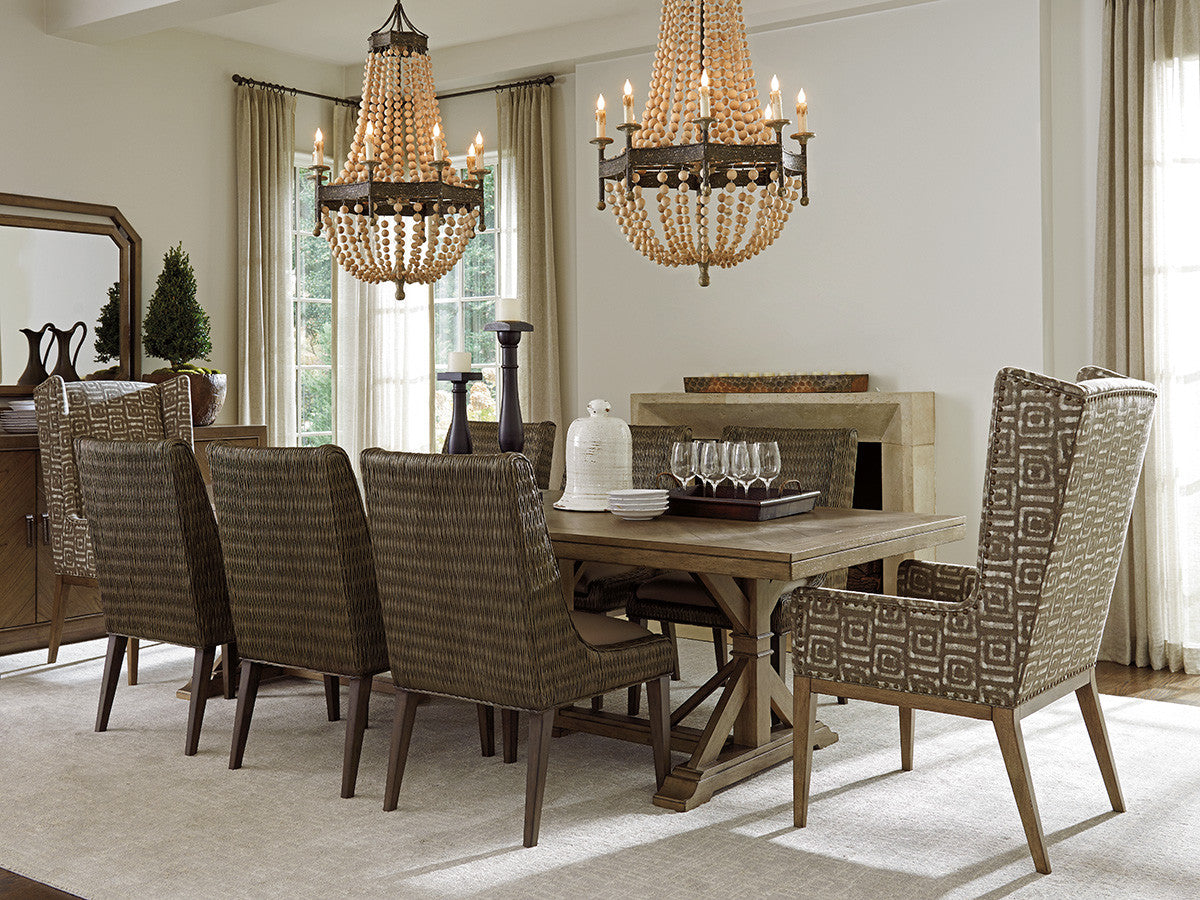 Cypress Point Pierpoint Double Pedestal Dining Table by Tommy Bahama