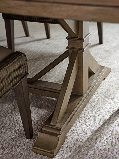 Cypress Point Pierpoint Double Pedestal Dining Table by Tommy Bahama