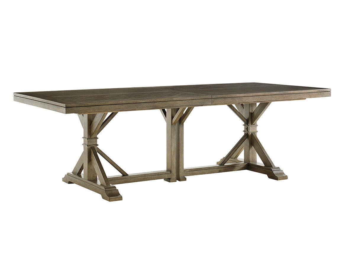 Cypress Point Pierpoint Double Pedestal Dining Table by Tommy Bahama