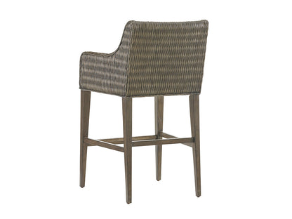 Cypress Point Turner Woven Bar Stool by Tommy Bahama