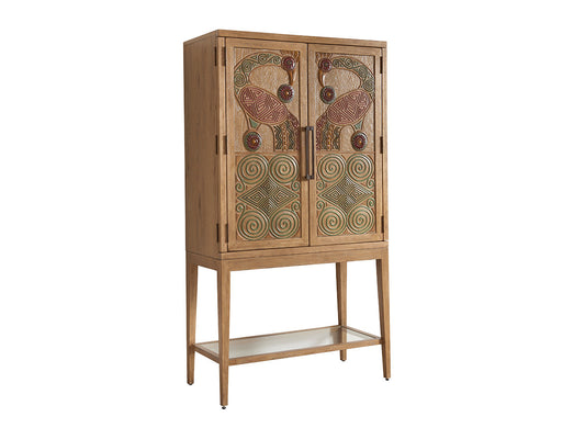 Los Altos Cameroon Bar Cabinet By Tommy Bahama
