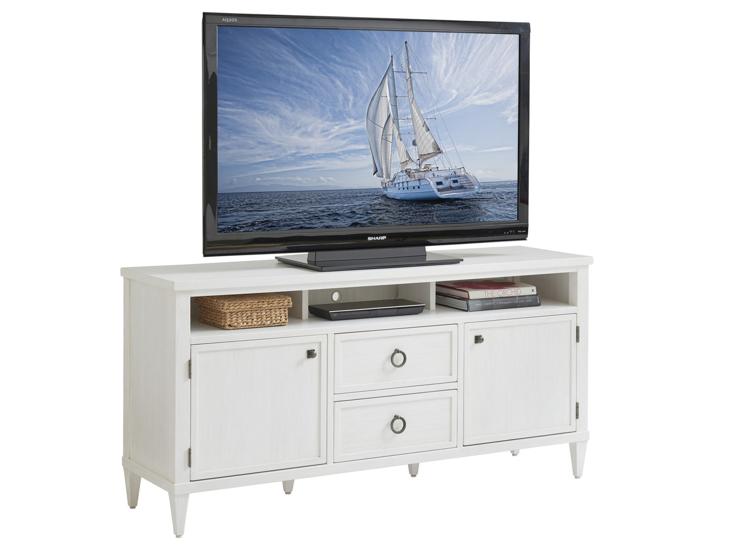Ocean Breeze Dockside Media Console By Tommy Bahama