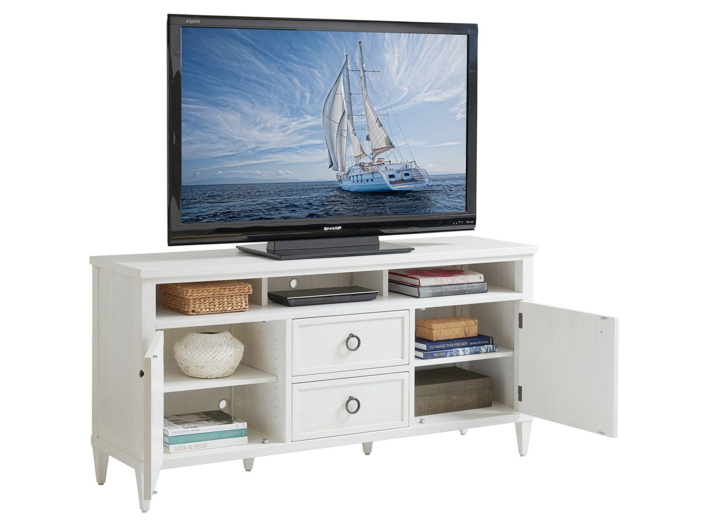 Ocean Breeze Dockside Media Console By Tommy Bahama