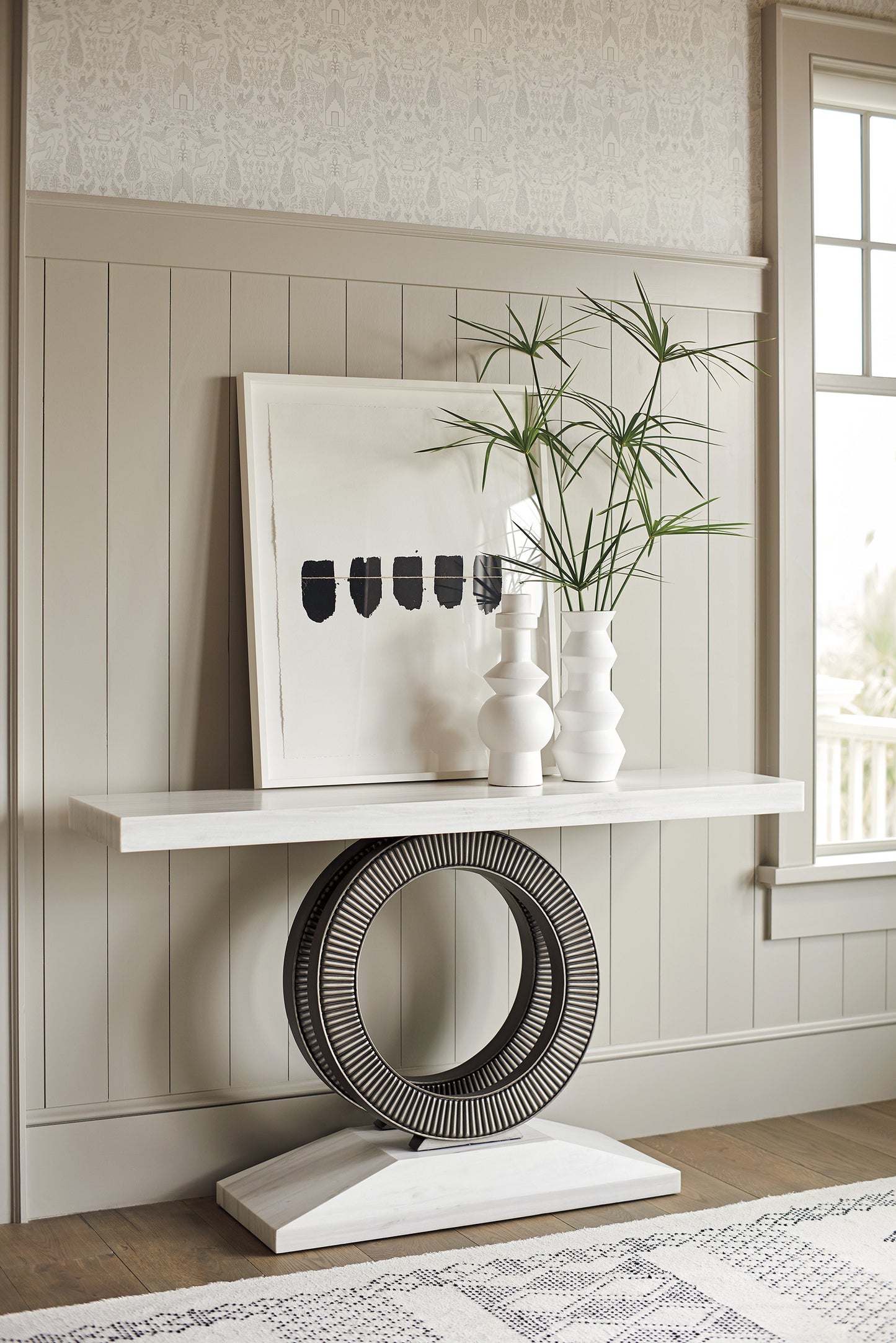 Ocean Breeze Wayfarer Stone Top Console By Tommy Bahama