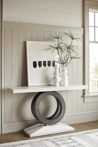 Ocean Breeze Wayfarer Stone Top Console By Tommy Bahama