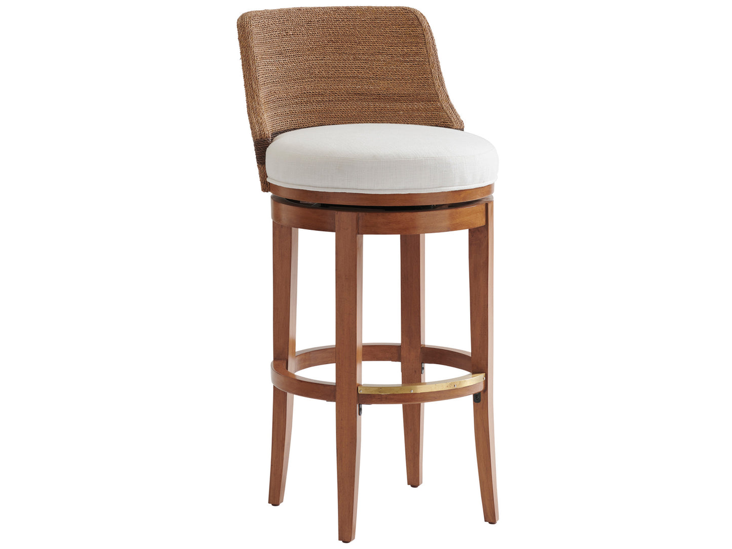 Palm Desert Kipton Swivel Bar Stool By Tommy Bahama