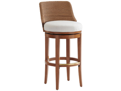 Palm Desert Kipton Swivel Bar Stool By Tommy Bahama