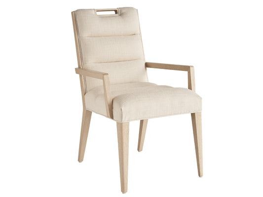 Sunet Key Aiden Channeled Upholstered Arm Chair