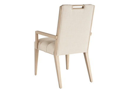 Sunet Key Aiden Channeled Upholstered Arm Chair