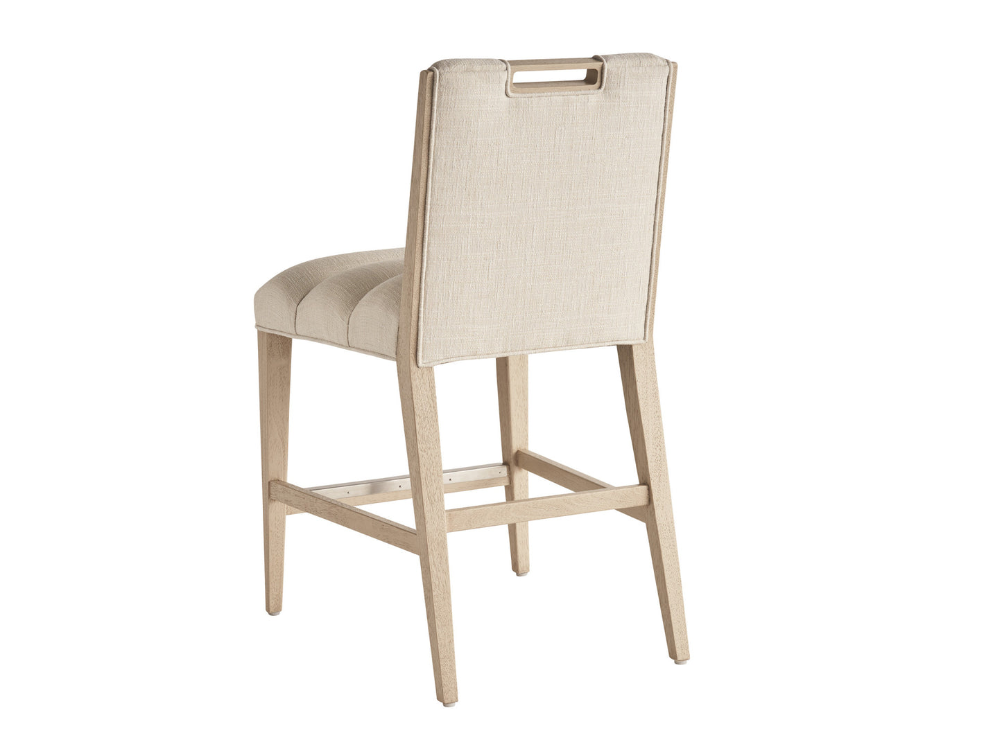 Sunet Key Greer Channeled Upholstered Counter Stool By Tommy Bahama
