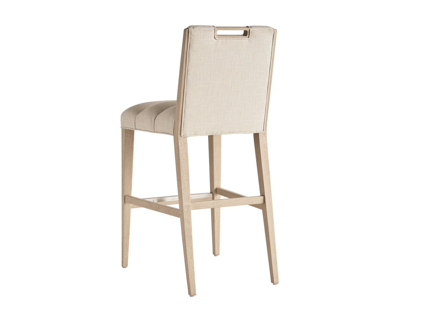 Sunet Key Greer Channeled Upholstered Bar Stool By Tommy Bahama