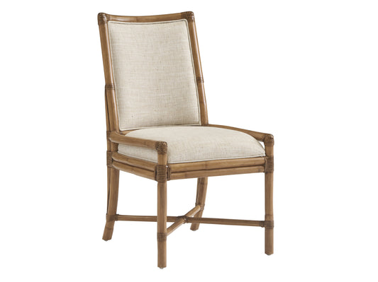 Key Biscayne Oceanside Rattan Side Chair