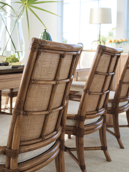 Key Biscayne Oceanside Rattan Side Chair