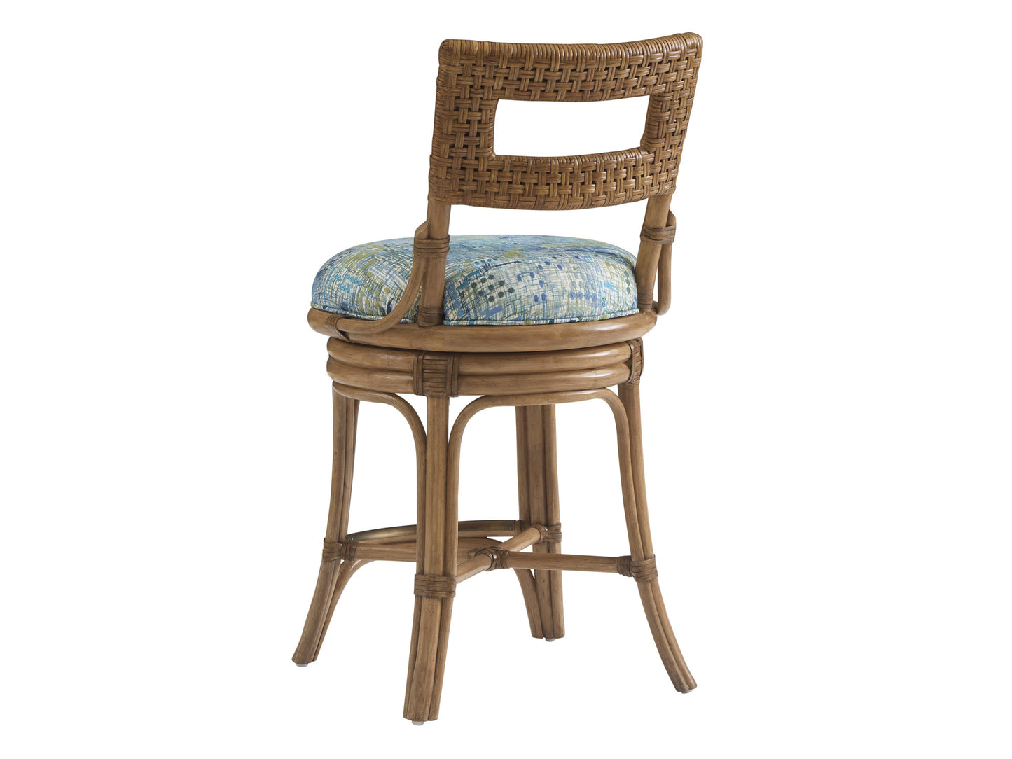 Key Biscayne Bay Harbour Swivel Counter Stool by Tommy Bahama