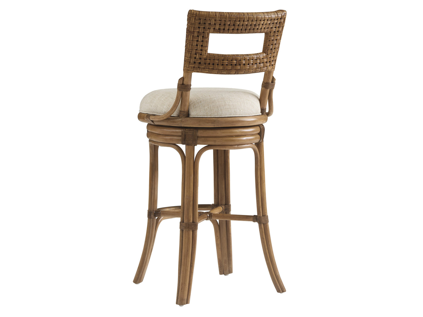 Key Biscayne Bay Harbour Swivel Bar Stool by Tommy Bahama