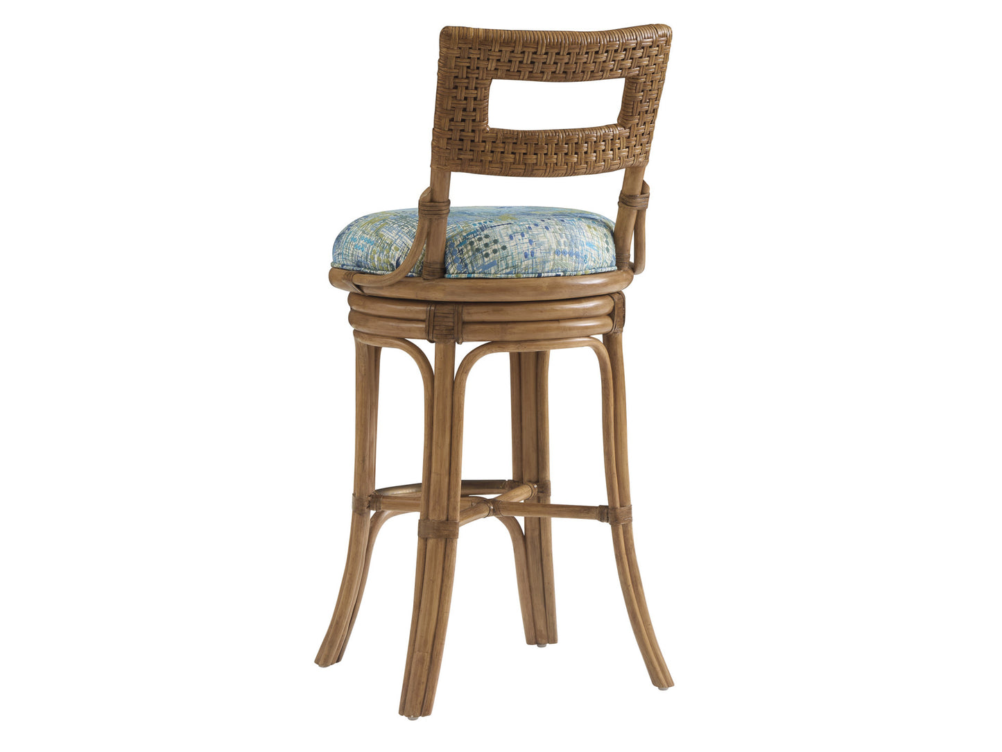 Key Biscayne Bay Harbour Swivel Bar Stool by Tommy Bahama