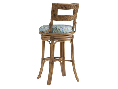 Key Biscayne Bay Harbour Swivel Bar Stool by Tommy Bahama