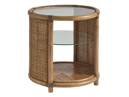 Key Biscayne Tortuga Round End Table