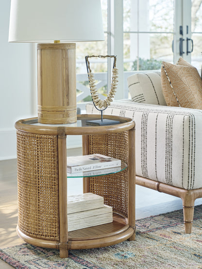 Key Biscayne Tortuga Round End Table