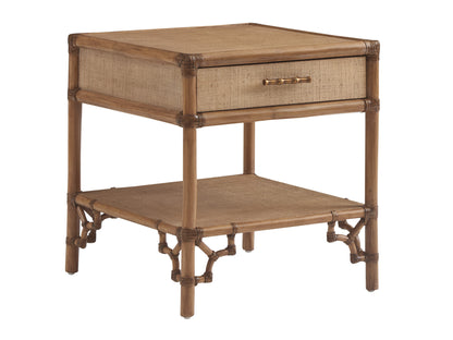 Key Biscayne Bayfront Rectangular End Table