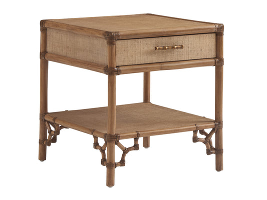 Key Biscayne Bayfront Rectangular End Table